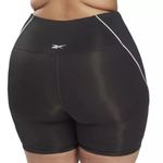 Reebok NWT  Women's Workout ​Ready Poly Shorts in Black, Plus Size 1X Photo 4
