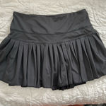 Gold Hinge  Black Pleated Tennis Skort Medium Photo 7