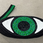Bath & Body Works  Halloween 2024 Glitter Evil Eye Wristlet Clutch Purse BNWT Photo 0