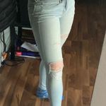 American Eagle Ripped long skinny jeans Photo 4