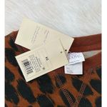 Stars Above Animal Leopard Print Soft Fleece Sweatshirt - Dark Brown Size XS Photo 6