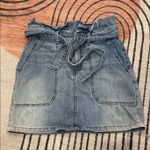Free People  Denim Blue Mini Skirt size 4 Photo 0