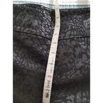 Nic+Zoe  Wonder Stretch Embossed Shimmer Slim Black Pants Womens Size 4 Photo 9