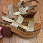OTBT  Indio Gold and Tan Platform Sandals Photo 0