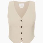 Wilfred NWT  Pacino Cream Button-Up Vest Photo 1