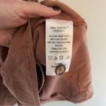 Quince Terracotta Vintage Wash Tencel Button Front Dress Size Medium NWT Brown Photo 10