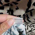 Britt Ryan  beige black animal print blouse size xl Photo 7