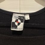 it's our time Womens Square Neck Crop Top Vintage Black Metallic Threading USA‎ Made 1970s Photo 1