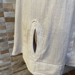 Lucky Brand - cotton top blouse vest cardigan Sz XS RUNS BIG Photo 3