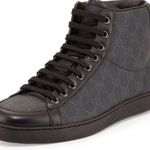 Gucci  Brooklyn GG Supreme High Top Sneaker Black size 35 Photo 0