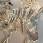 Beach Bunny  Bride White Wedding Bikini Bottom nwt Photo 8