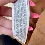 Forever 21 Brown Long Sleeve Cropped Balloon Sleeve Hoodie Size Medium Photo 4