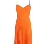 Karen Millen  Chain Detail Pleated Dress - Size 6 - NEW With‎ Tags. Photo 1