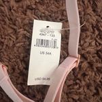 Aerie  Lace Padded Bralette Lightly Lined Adjustable‎ Straps Pink Size 34A NWT Photo 3