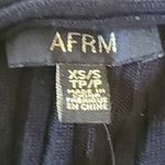 Afrm Shaylee Long Sleeve Open Front Ribbed Cardigan Photo 3