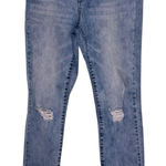 Refuge  Light Blue Wash Distressed Size 10 Straight Jeans Photo 0