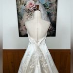 Gorgeous Vintage 90s Exclusive Bridals 2 Tone Wedding Gown! White Size 10 Photo 7