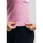 Alphalete  Women's Heavy Cotton Cut Off - Pastel Pink , Size Large Photo 3