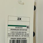 A New Day  Black and White Puff Sleeve Mini Wrap Dress 2X Photo 9