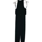 Jill Stuart Black Popover Jumpsuit Sleeveless Crewneck Wide Leg Jumpsuit Size 4 Photo 4