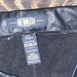 REWASH  Black Faux Leather Trousers Photo 1