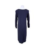 Lilly Pulitzer Surfcrest Rolled Sleeve Knit Swing Dress Navy Blue sz MEDIUM Photo 3