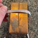 VTG 1950’s Barbara Bates Metal Frame Clutch / Purse Floral Damask Fabric Black Photo 10