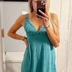 secret treasures  Aqua Lace Slip Dress Photo 0
