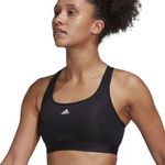 Adidas  powerreact training medium support padded sports bra Photo 0