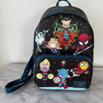 Lounge Fly  Marvel Chibi Avengers Mini‎ Backpack Multi-Color Unisex New with Tags Photo 0