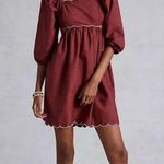 Anthropologie Forever That Girl Scalloped Mini Dress Photo 0