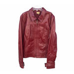 Caslon  Red Leather Jacket XL Photo 1