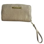 Steve Madden Women's Light Tan Full Zip Wallet w/ Detachable Wristlet Strap Photo 0