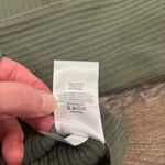 EXPRESS NWT  Olive Green Ribbed Sweetheart Neckline LS Sweater – Women’s Large Photo 3