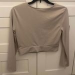 Victoria's Secret Victoria Sport Nude Crop Top Long Sleeve Fit Photo 5