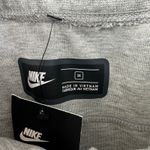 Nike Size 1X NWT Tie Waist Sweatpants Gray Standard Fit Leg Pocket Zipper Gym Photo 5