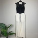 BCBG MaxAzria Giovanna Silk Blend long Black and white Dress
Size: Small Photo 4