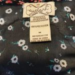 Eyelash Couture Black Sheer Flowy Tank Top Photo 2