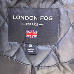 London Fog ZIP & SNAP FRONT QUILTED JACKET NAVY NEOPRENE INSETS Photo 9