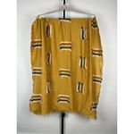 Madewell  FRINGE STRIPE JACQUARD SCARF BOHO LIGHTWEIGHT YELLOW RAINBOW WRAP SCARF Photo 2