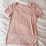 American Eagle  Soft & Sexy Blush Pink Crewneck Pocket T-Shirt Size XS Photo 0