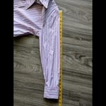 Façonnable Women's pink striped Faconnable shirt size M Photo 4