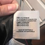 DKNY Sabrina Ruffle Trench Coat Black Size Large Cotton Polyester Button Front Photo 12