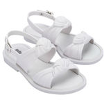 Melissa  Velvet Sandal White Photo 0