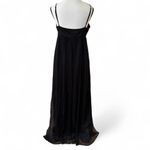 Laundry by Shelli Segal vintage‎ Y2k LAUNDRY 100% SILK BLack Whimsy goth maxi Dress size 10 EUC. Photo 5