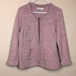 Loft Women’s Knit Multi-Colored Metallic Hook-Closure Pockets Cardigan Sweater Photo 0