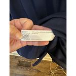 Eileen Fisher  Navy Washable Stretch Crepe Side Zip Shift‎ Dress Size Medium Photo 4