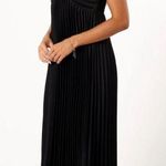 Petal and Pup  Midi Dress Black Photo 0