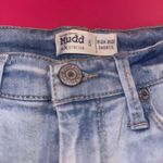 Mudd  Blue Jean Shorts with Distressed Details and Lace Trim Photo 2