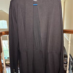 Verve Ami Chic Black Open Front Cardigan Photo 0